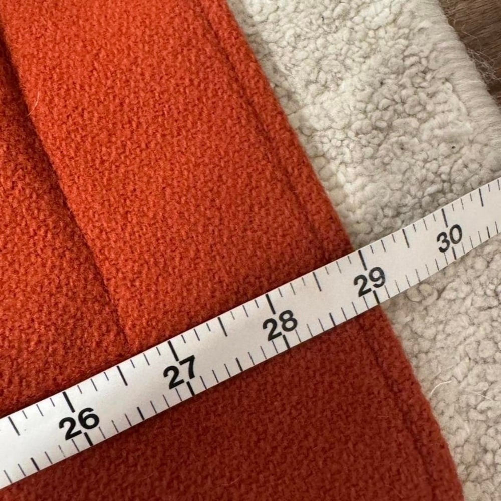 Pendleton orange‎ wool pillow sham standard size envelope back 23"x 29" - Picture 8 of 8
